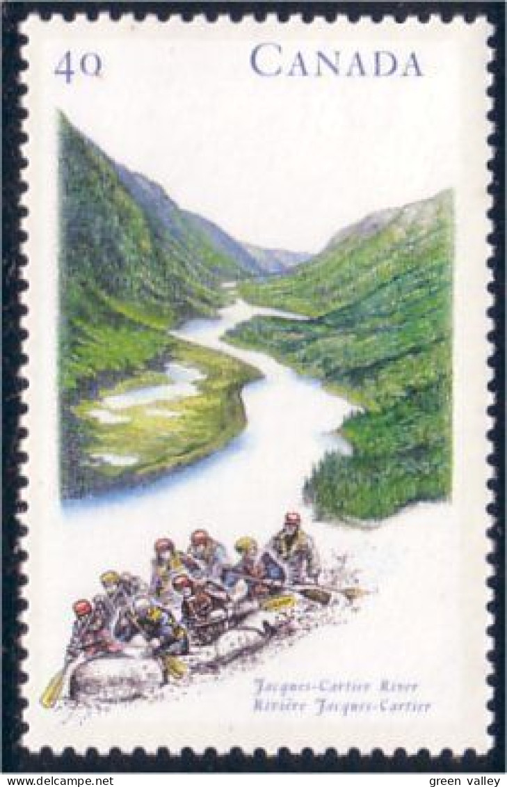 Canada Riviere Jacques-Cartier River Canoe Canot MNH ** Neuf SC (C13-24b) - Andere & Zonder Classificatie