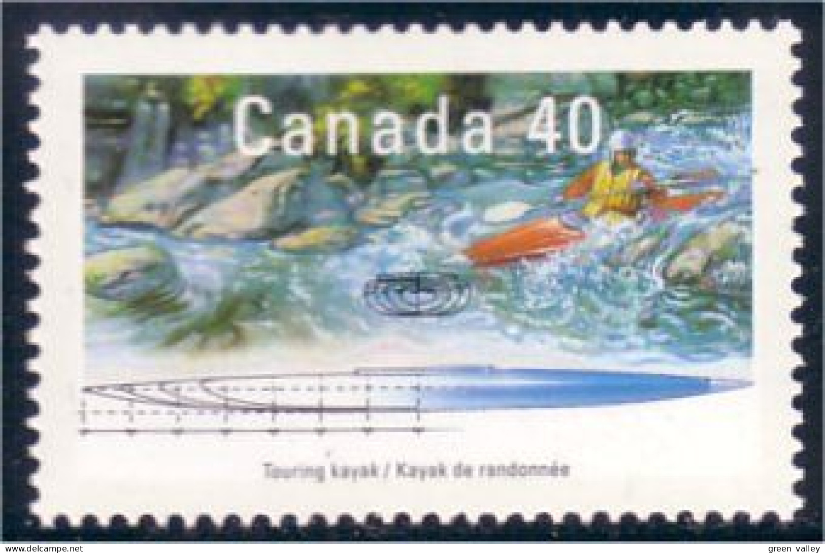 Canada Touring Kayak MNH ** Neuf SC (C13-18a) - Neufs