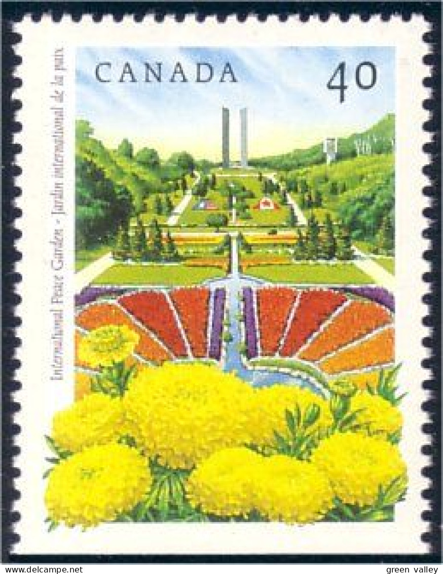 Canada Jardin De La Paix Peace Garden MNH ** Neuf SC (C13-12ba) - Unused Stamps
