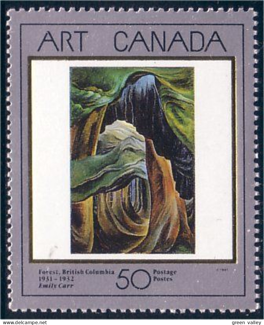 Canada Tableau Forest Painting Emily Carr MNH ** Neuf SC (C13-10b) - Autres & Non Classés