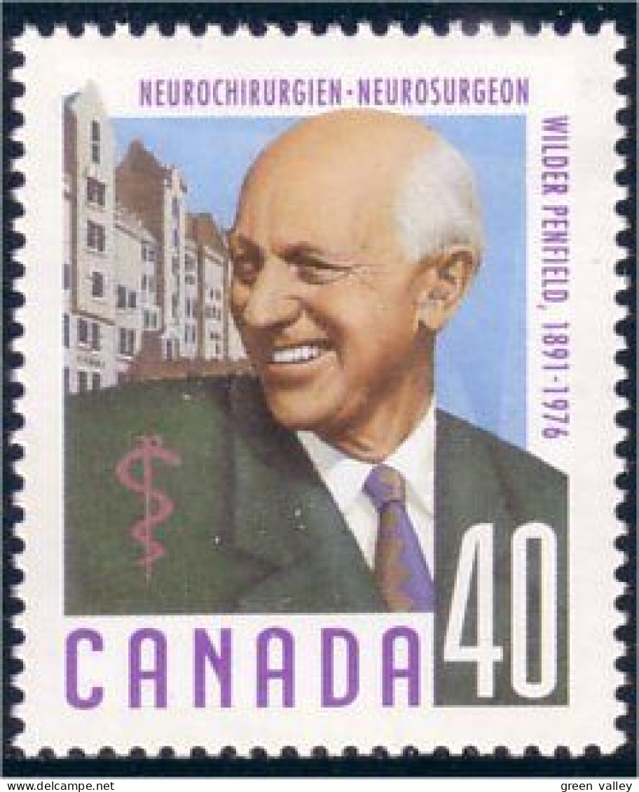 Canada Doctor Wilder Penfield Neurochirurgien Neurosurgeon MNH ** Neuf SC (C13-03b) - Médecine