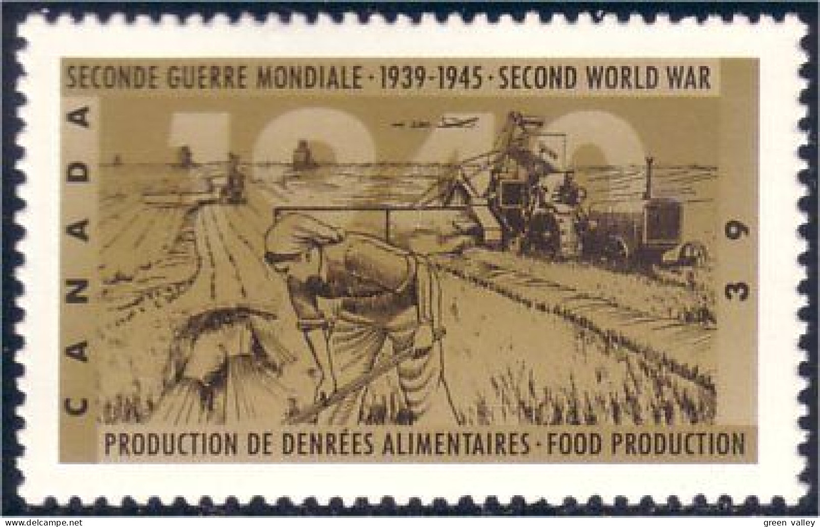 Canada War Food Production Nourriture Guerre MNH ** Neuf SC (C13-00d) - Agricultura