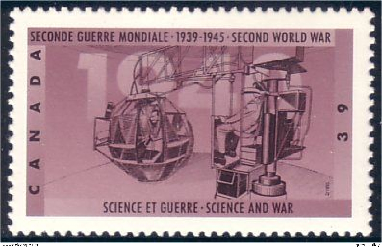 Canada Science War Guerre Aviation MNH ** Neuf SC (C13-01c) - 2. Weltkrieg