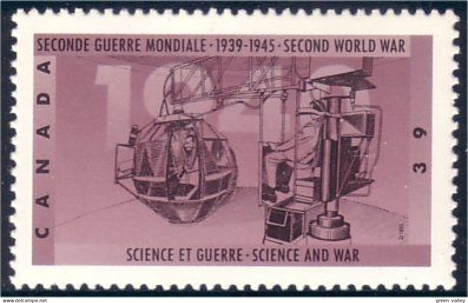 Canada Science War Guerre Aviation MNH ** Neuf SC (C13-01c) - WW2