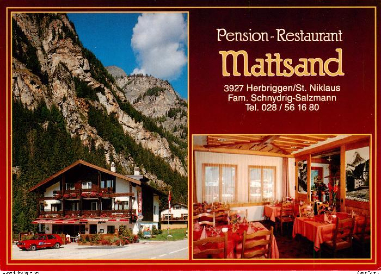 13912582 Herbriggen Pension Restaurant Mattsand Gastraum - Sonstige & Ohne Zuordnung