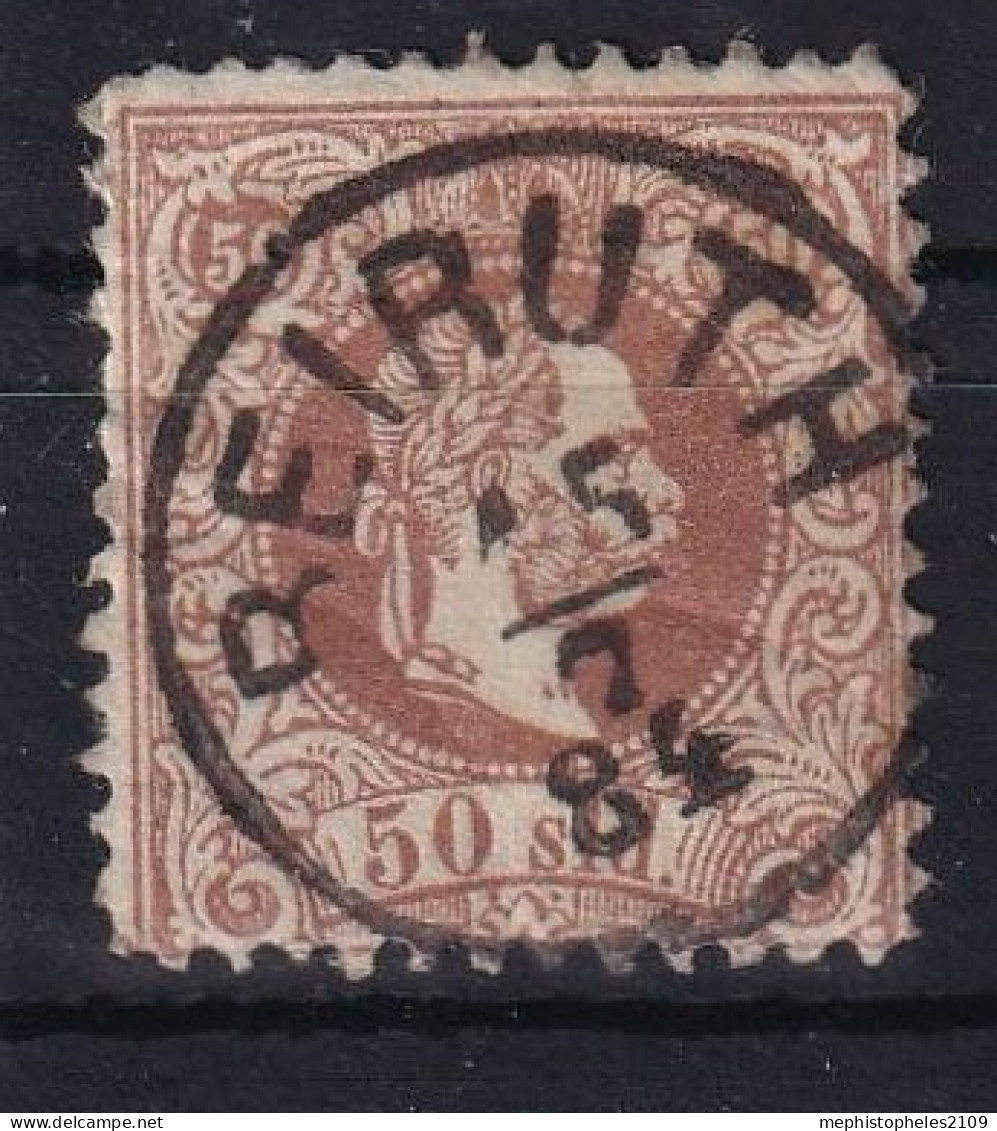 AUSTRIAN POST IN LEVANTE 1867 - Canceled - ANK 7A - Oriente Austriaco