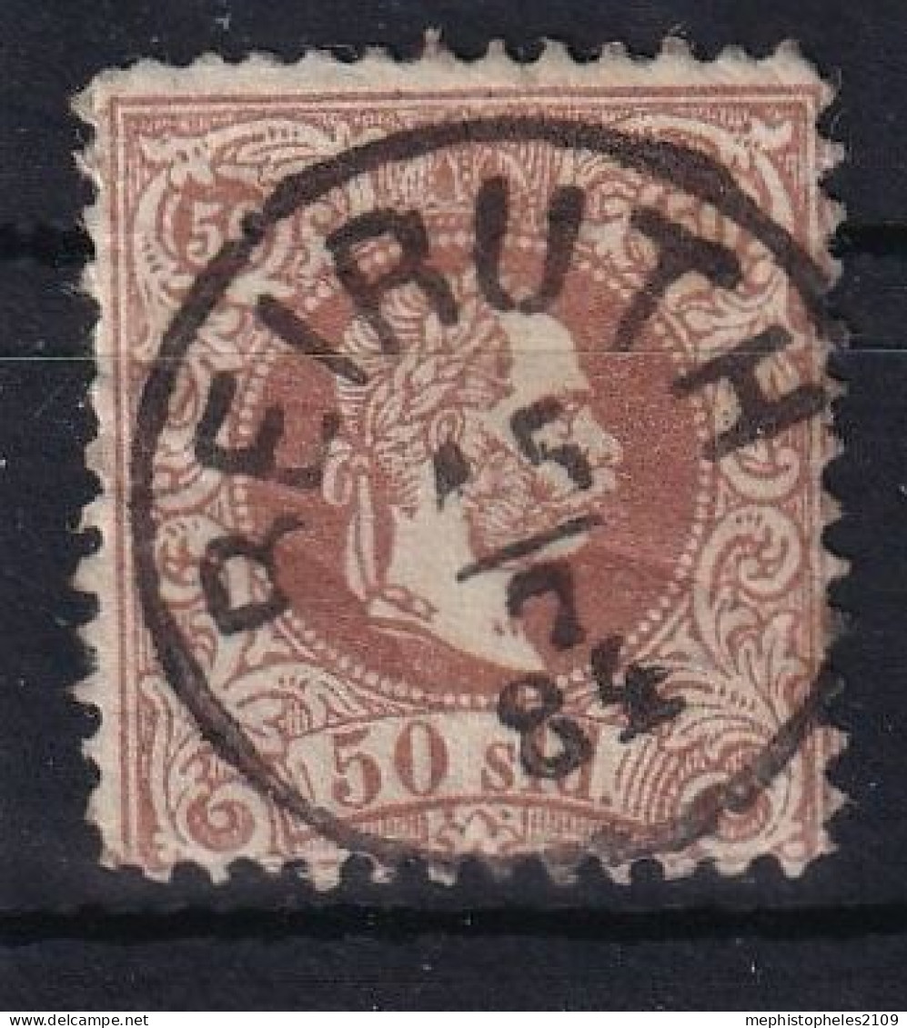 AUSTRIAN POST IN LEVANTE 1867 - Canceled - ANK 7A - Oostenrijkse Levant
