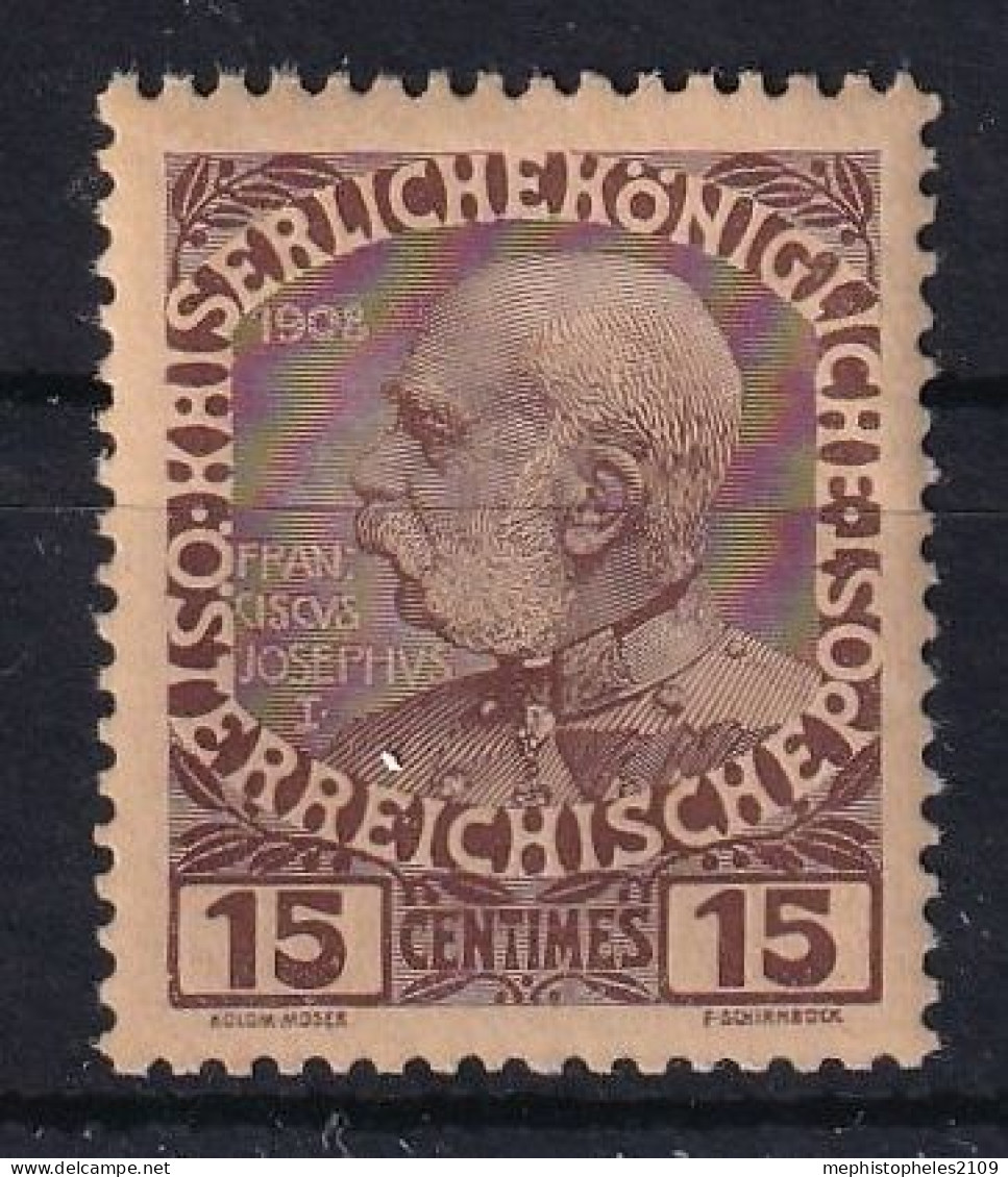 AUSTRIAN POST IN CRETA 1908 - MNH - ANK 19 - Oostenrijkse Levant