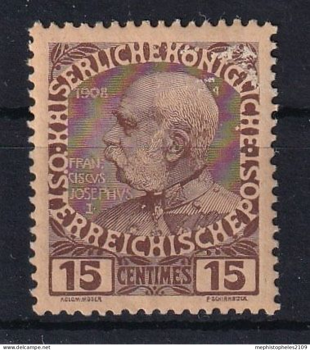 AUSTRIAN POST IN CRETA 1908 - MLH - ANK 19 - Levant Autrichien