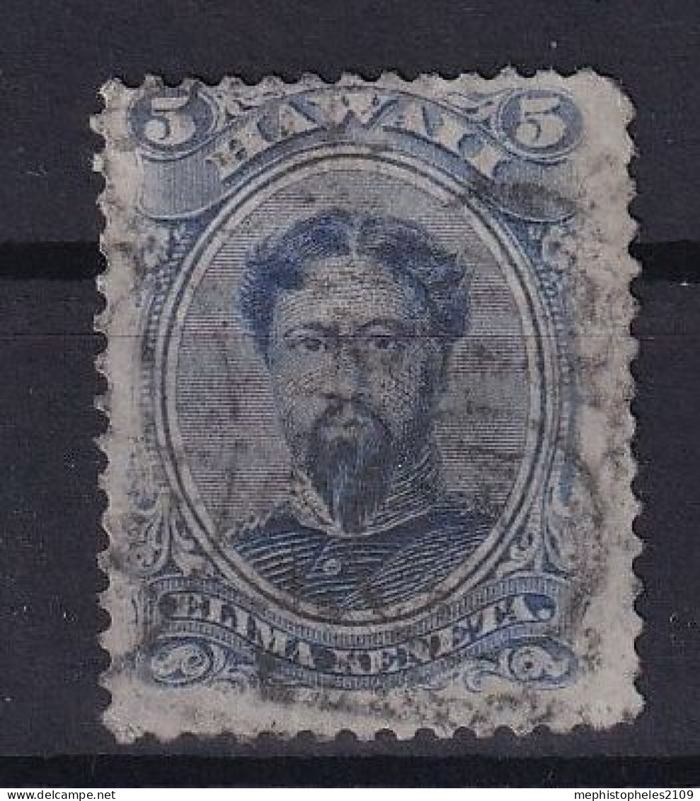 HAWAII 1866 - Canceled - Sc# 32 - Hawai