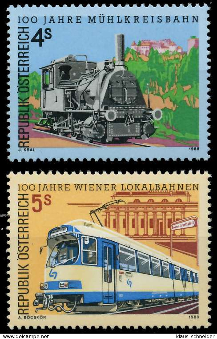 ÖSTERREICH 1988 Nr 1916-1917 Postfrisch SD3077E - Nuovi