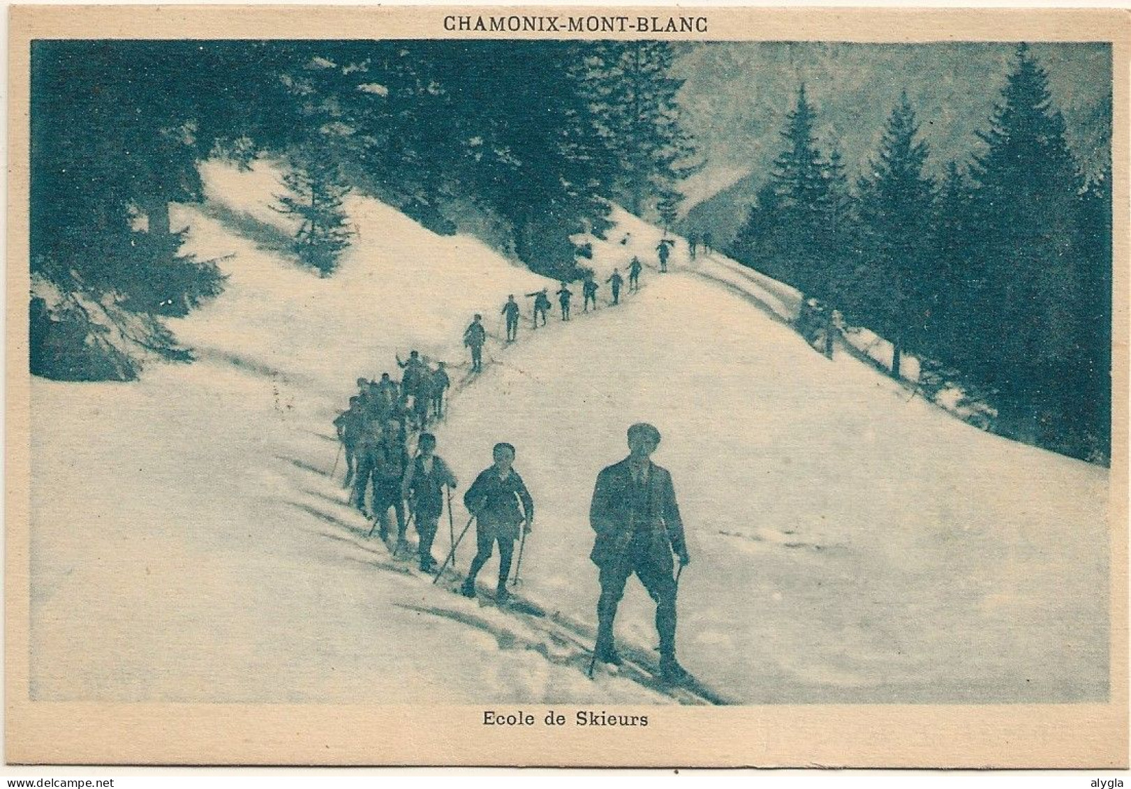 74 - CHAMONIX - Sports D'hiver - L'école De Skieurs D'Alfred COUTTET -  éd. Monnier N° 140 - Chamonix-Mont-Blanc