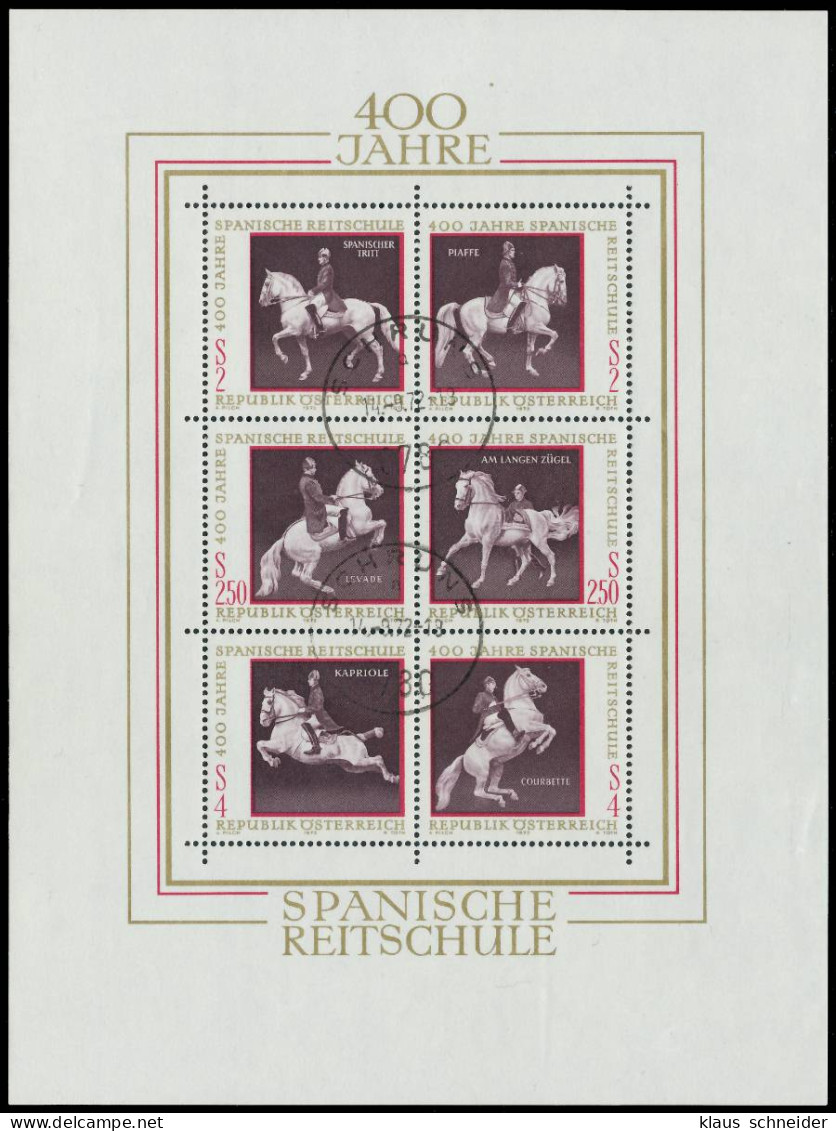 ÖSTERREICH BLOCK KLEINBOGEN Block 2 Gestempelt X2EE436 - Blocks & Sheetlets & Panes