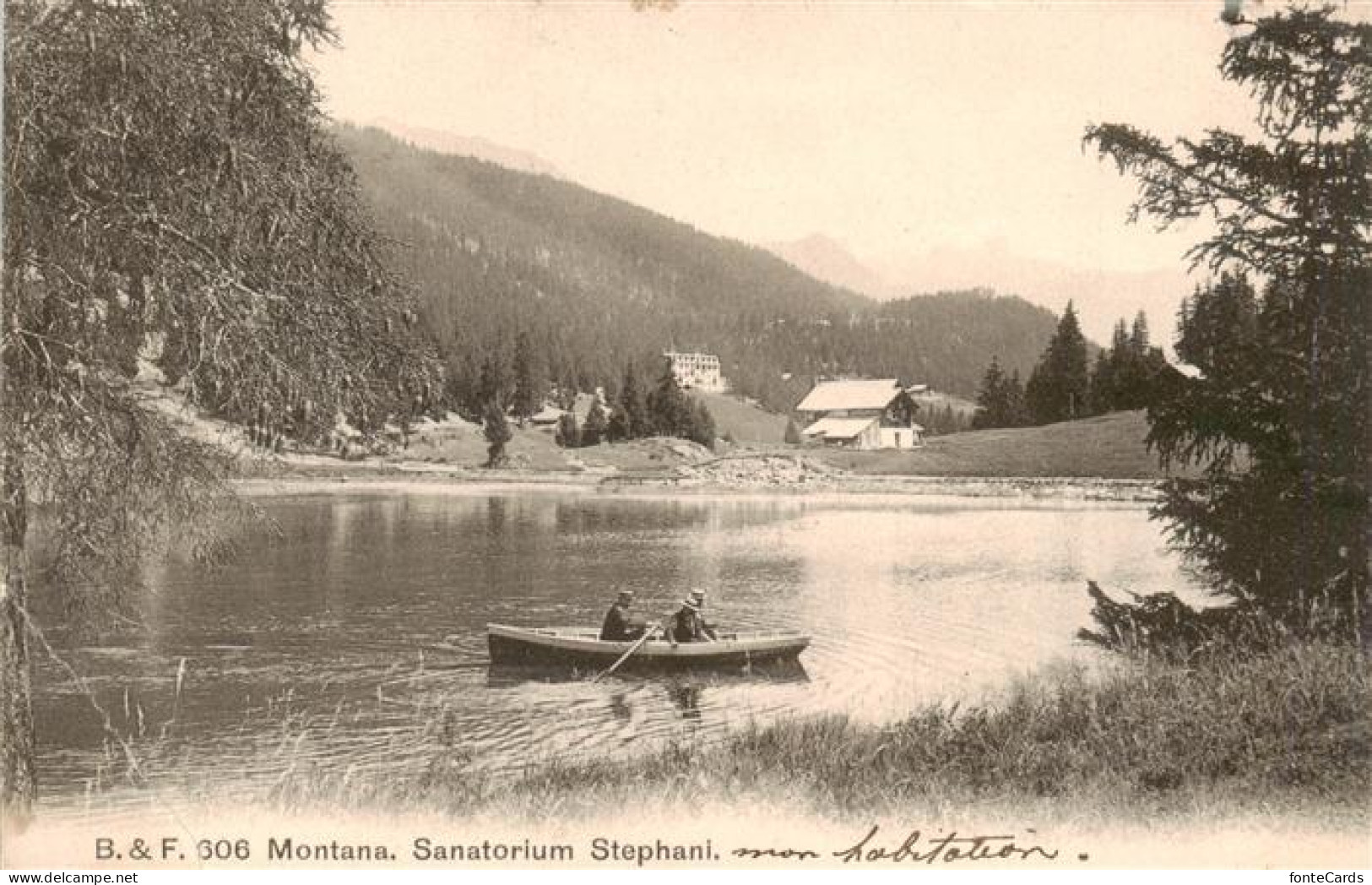 13908432 Montana-sur-Sierre_VS Sanatorium Stephani Gondelteich - Sonstige & Ohne Zuordnung