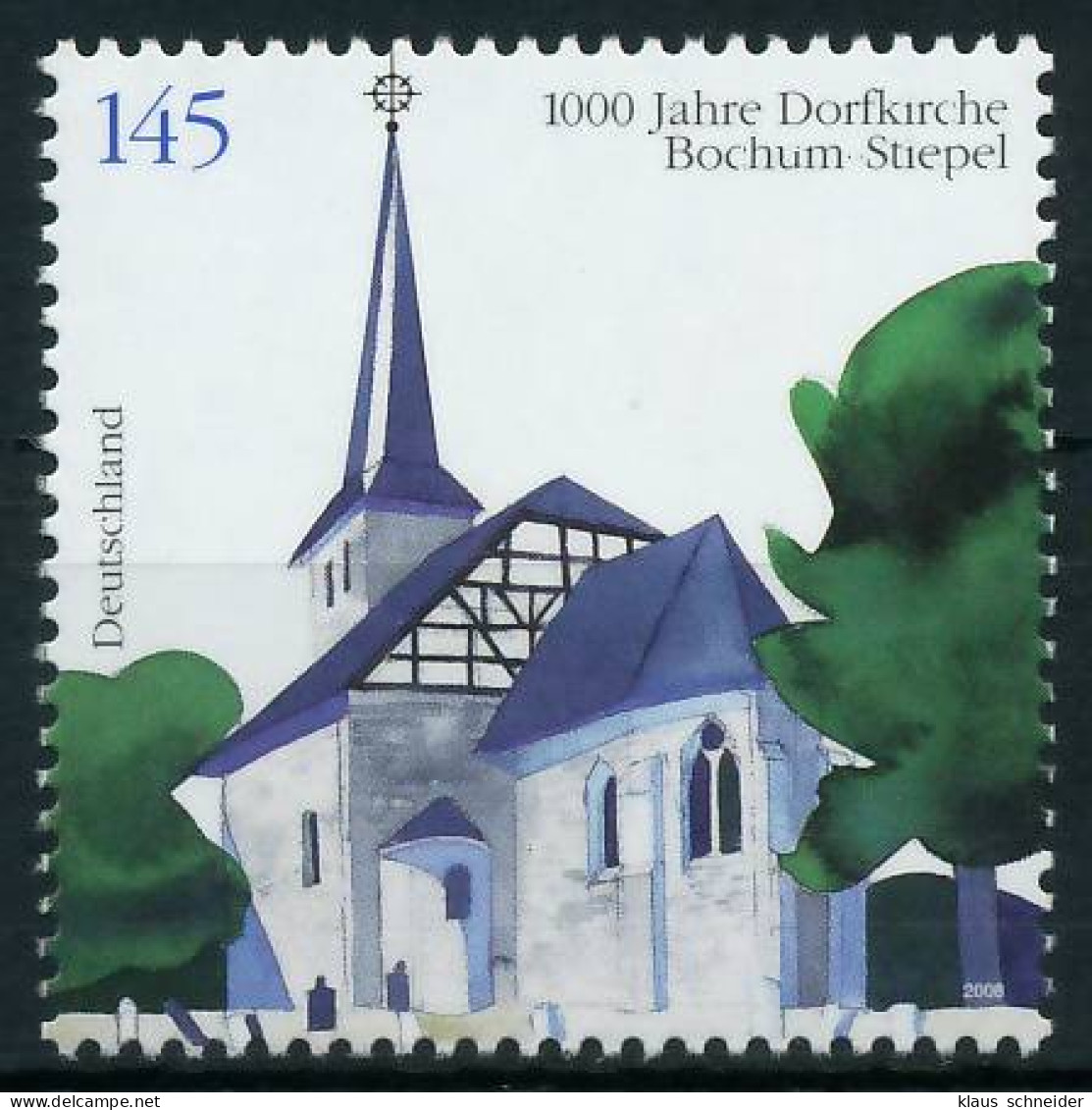 BRD BUND 2008 Nr 2646 Postfrisch SE07E16 - Unused Stamps