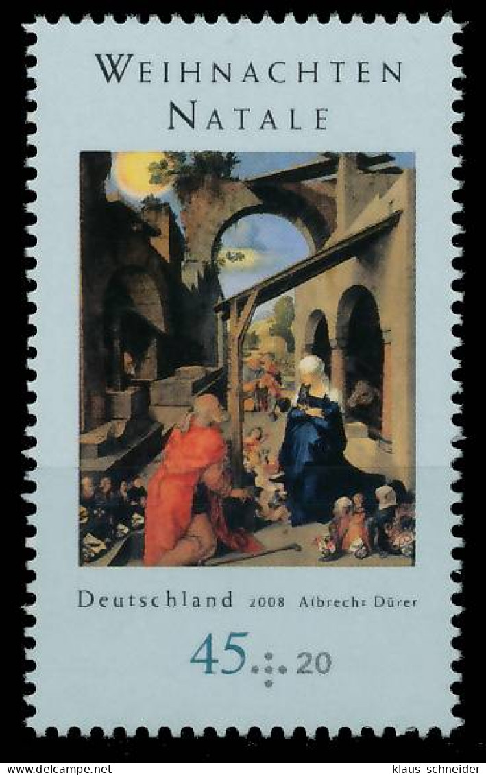 BRD BUND 2008 Nr 2703 Postfrisch SE07EDA - Unused Stamps