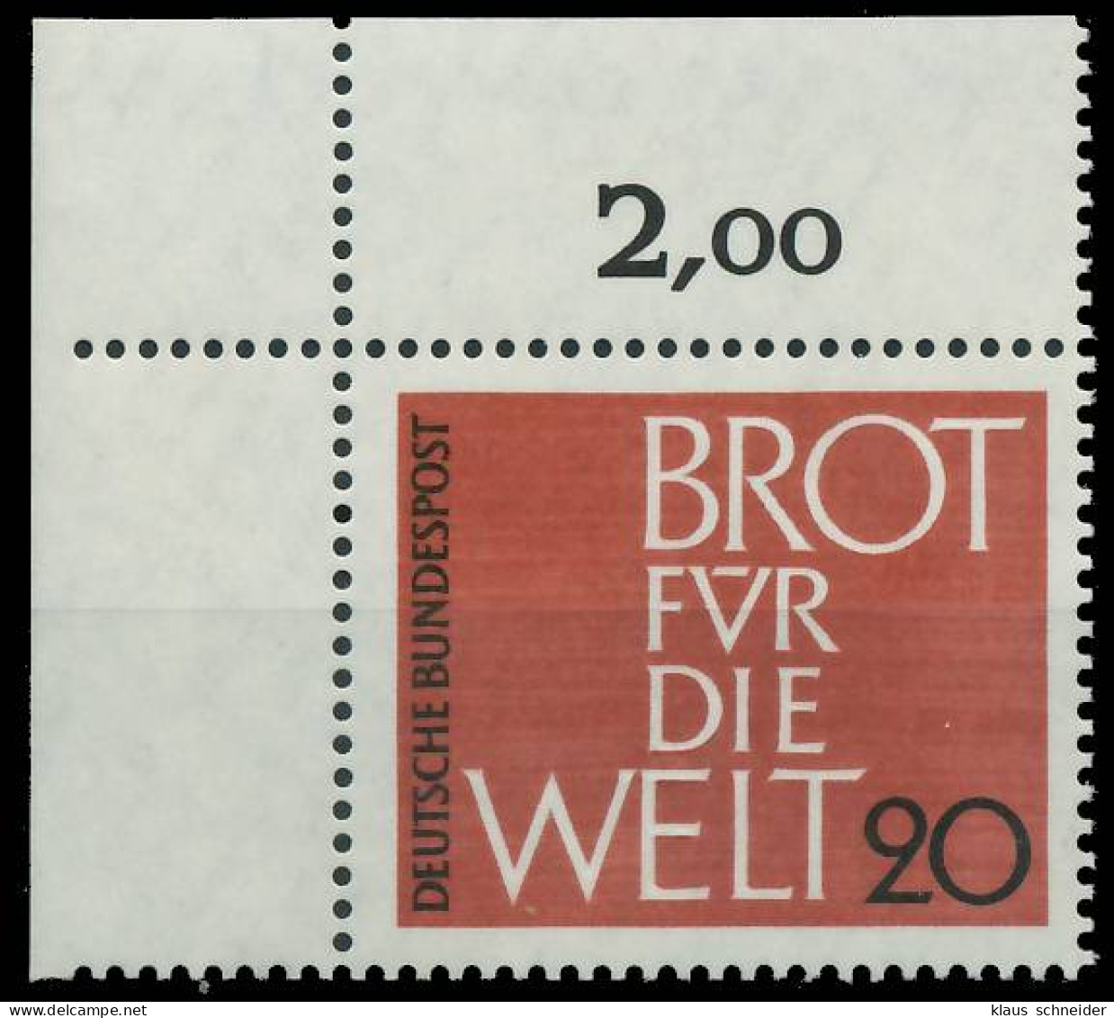 BRD BUND 1962 Nr 389 Postfrisch ECKE-OLI X2F353E - Ungebraucht