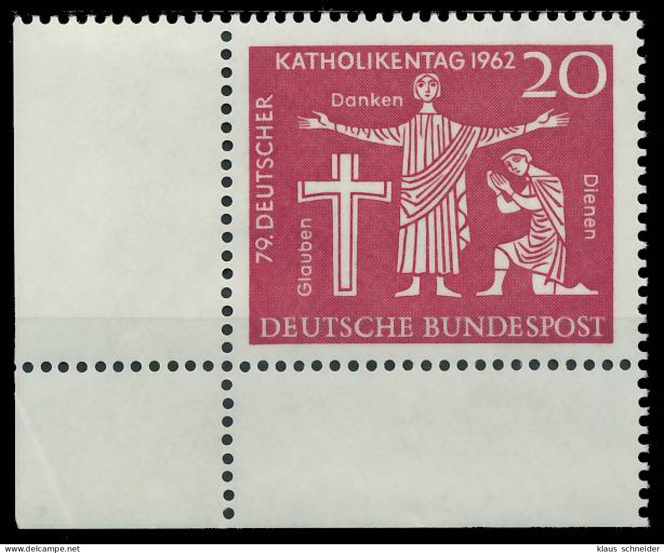 BRD BUND 1962 Nr 381 Postfrisch ECKE-ULI X2F35A6 - Unused Stamps