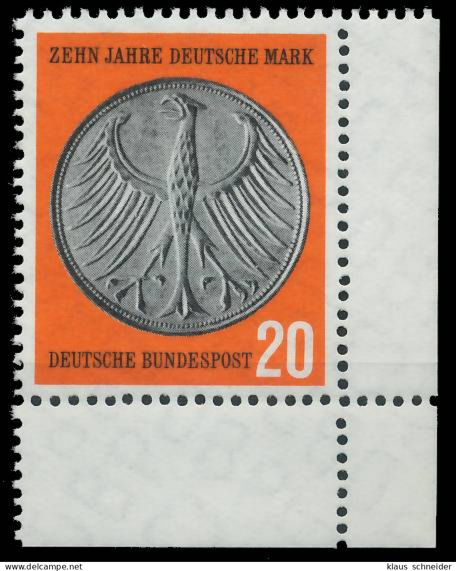 BRD BUND 1958 Nr 291 Postfrisch ECKE-URE X2F36D2 - Neufs