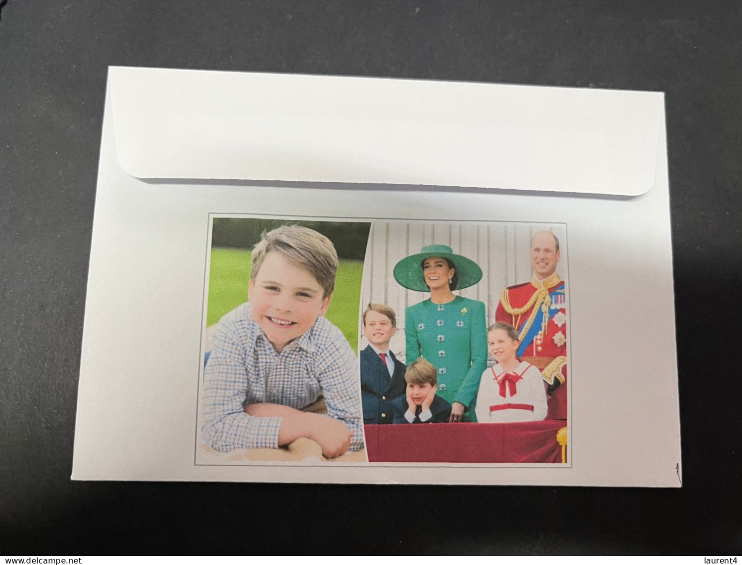 25-4-2024 (3 Z 2) Prince Louis Of Wales Celebrate It's 6th Birthday (23rd April 2024) With Special Fabric Heart Stamp - Case Reali