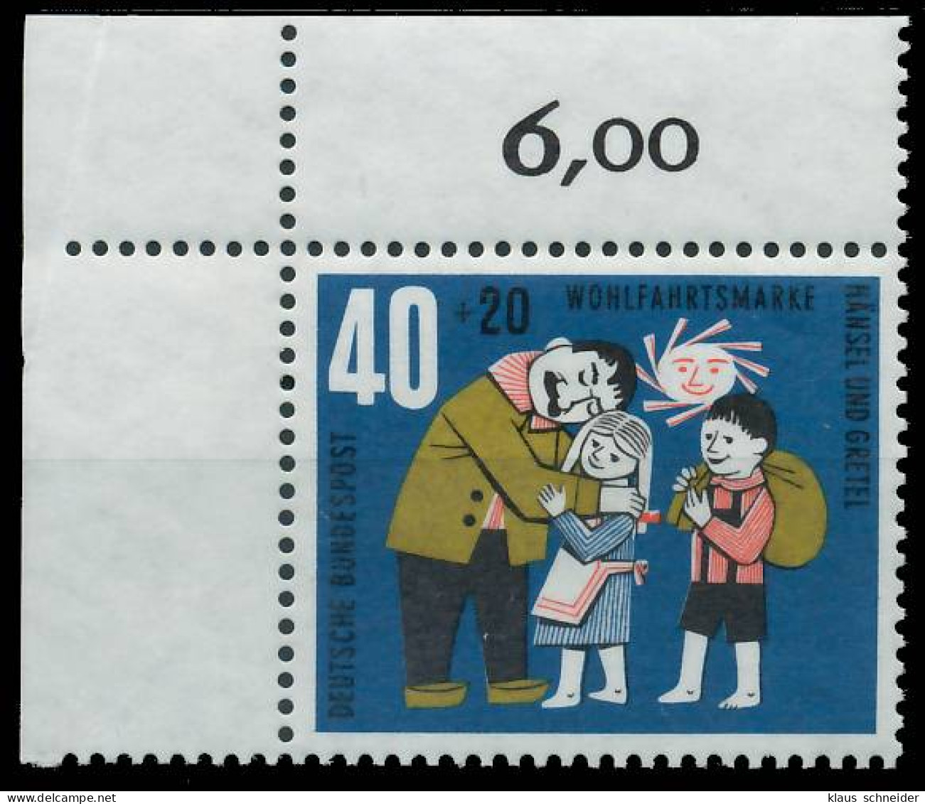 BRD BUND 1961 Nr 372 Postfrisch ECKE-OLI X2F38D2 - Nuevos