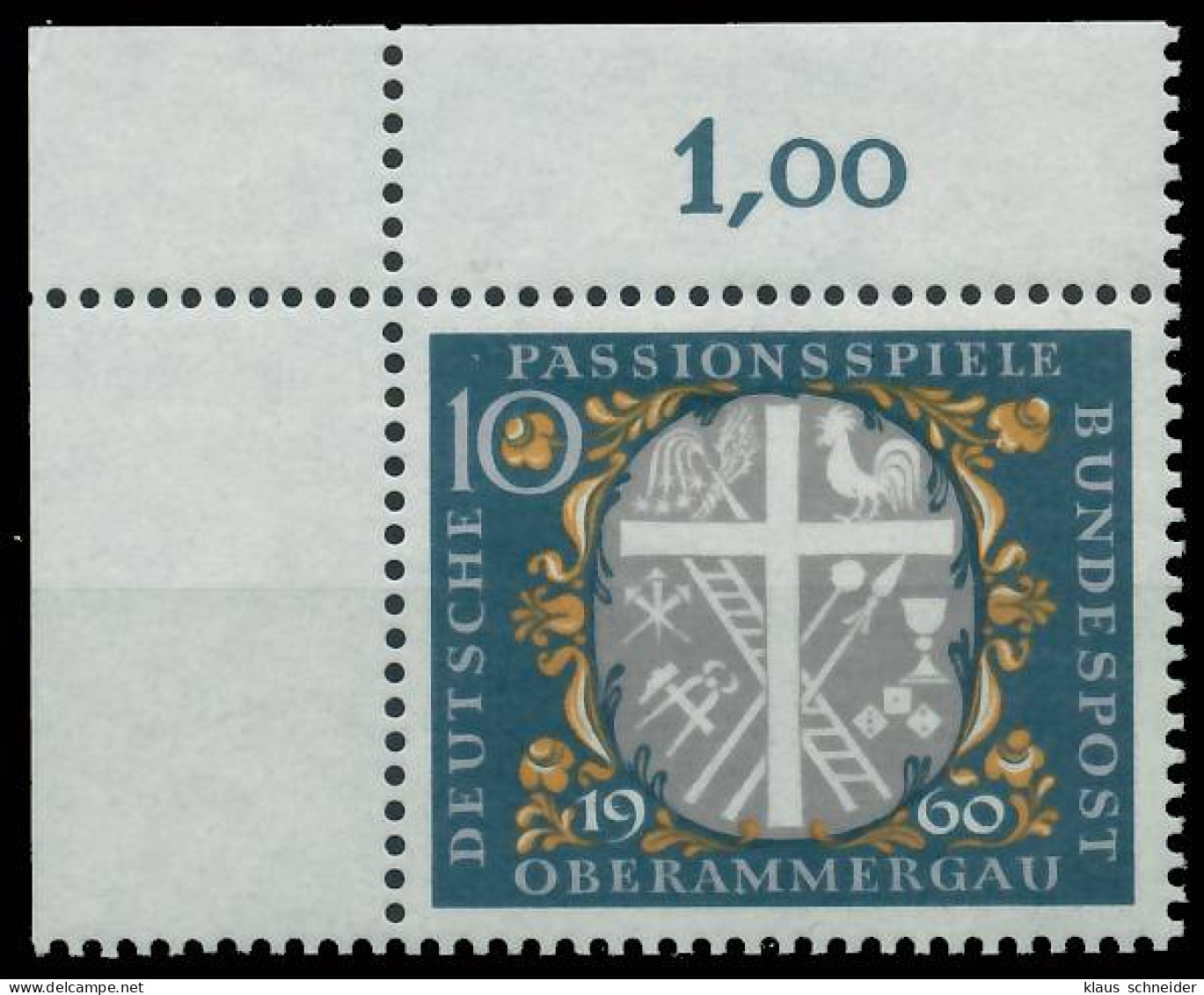 BRD BUND 1960 Nr 329 Postfrisch ECKE-OLI X2F3922 - Unused Stamps