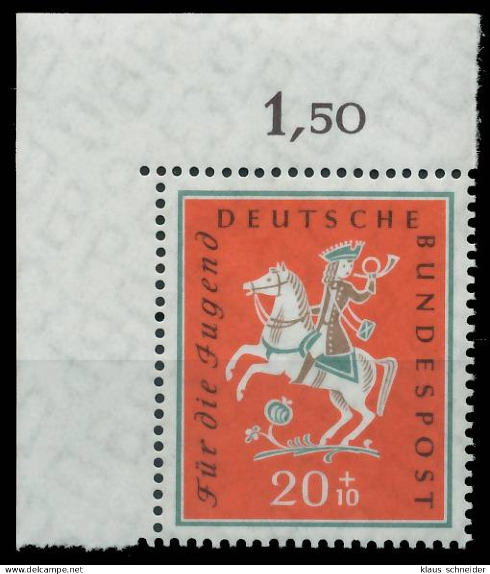 BRD BUND 1958 Nr 287 Postfrisch ECKE-OLI X2F7A12 - Neufs