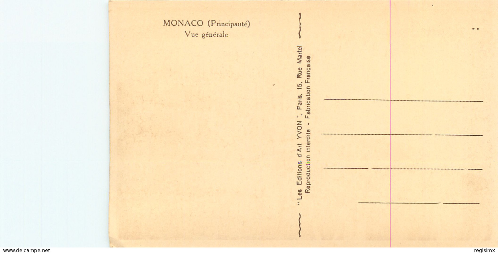 06-MONACO-N°3016-C/0137 - Andere & Zonder Classificatie