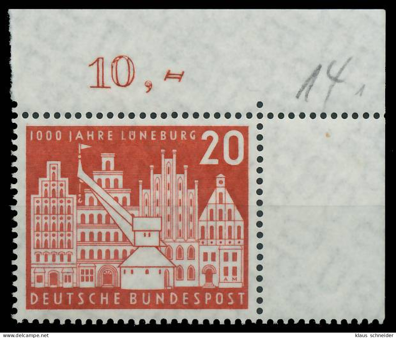 BRD BUND 1956 Nr 230 Postfrisch ECKE-ORE X2F7C4E - Unused Stamps