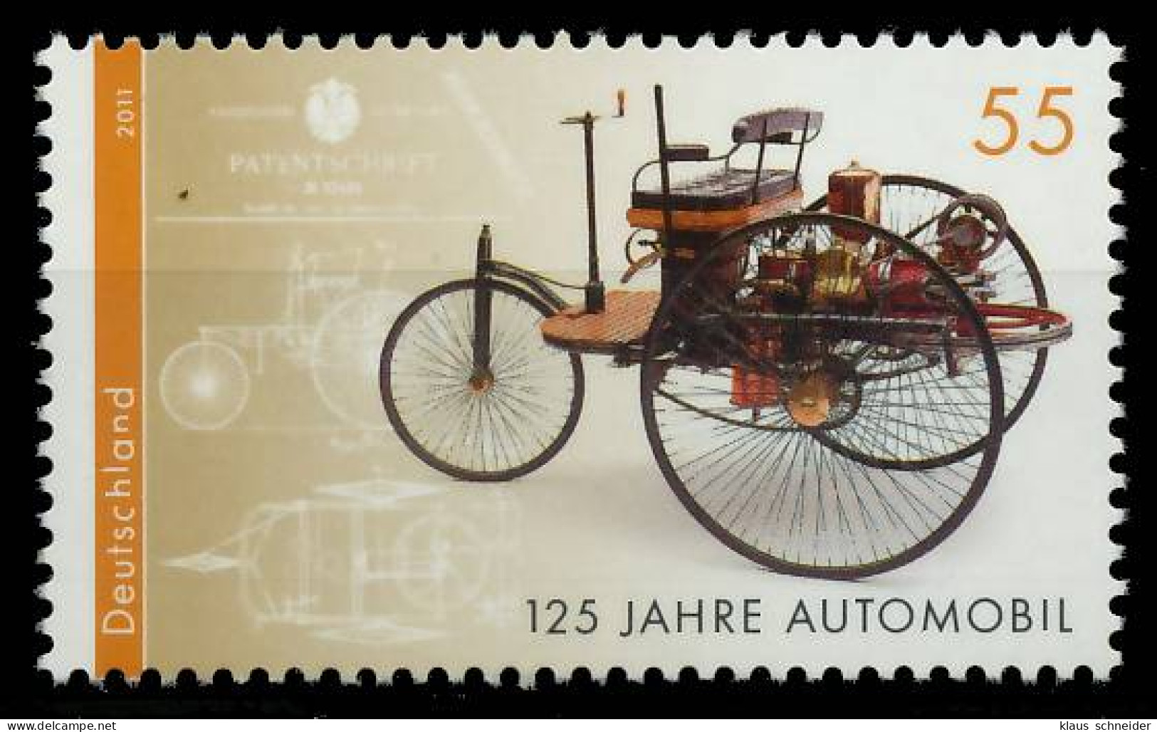 BRD BUND 2011 Nr 2867 Postfrisch SE160A2 - Nuevos