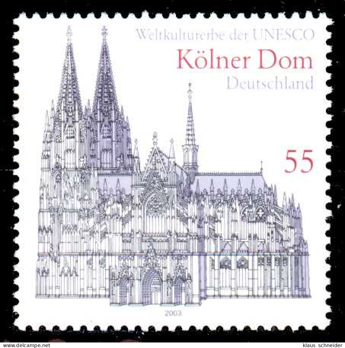 BRD BUND 2003 Nr 2329 Postfrisch SE190A6 - Unused Stamps