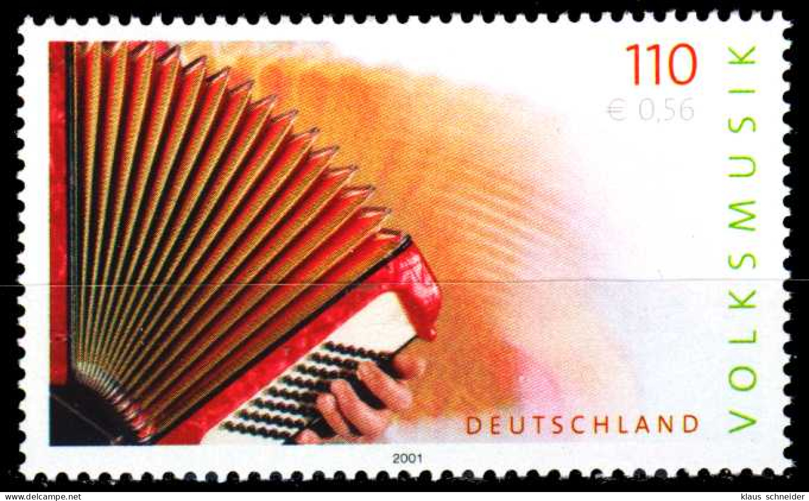 BRD BUND 2001 Nr 2180 Postfrisch SE1946A - Unused Stamps