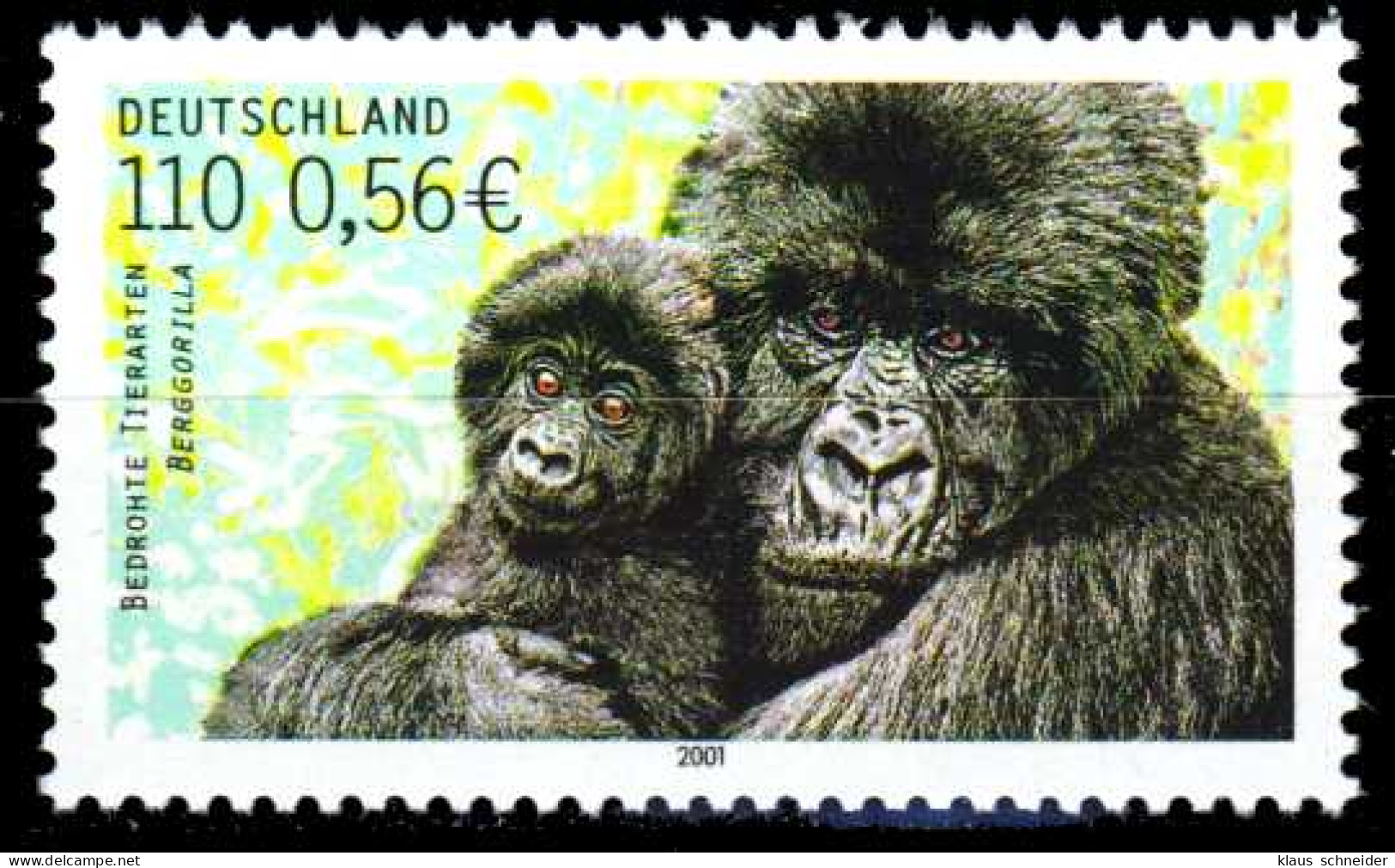 BRD BUND 2001 Nr 2182 Postfrisch SE1944E - Unused Stamps