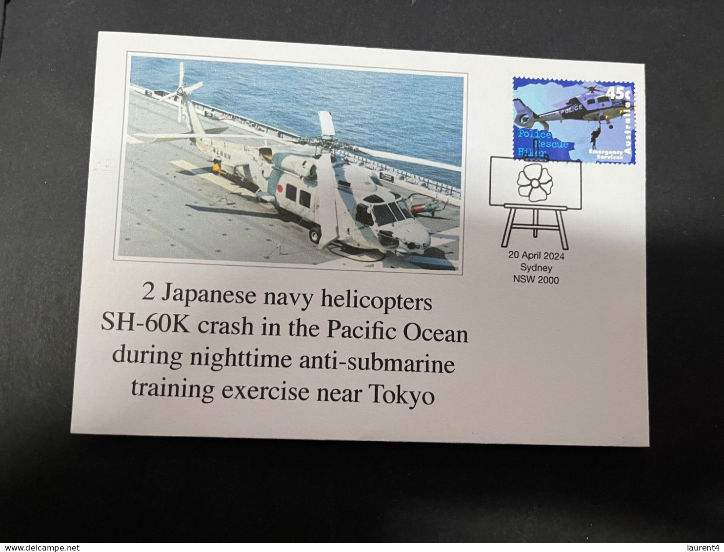 18-4-2024 (2 Z 22) 2 Japan Navy Helicopter SH-60K Collide During Nightime Anti-submarine Training Near Tokyo - Militares