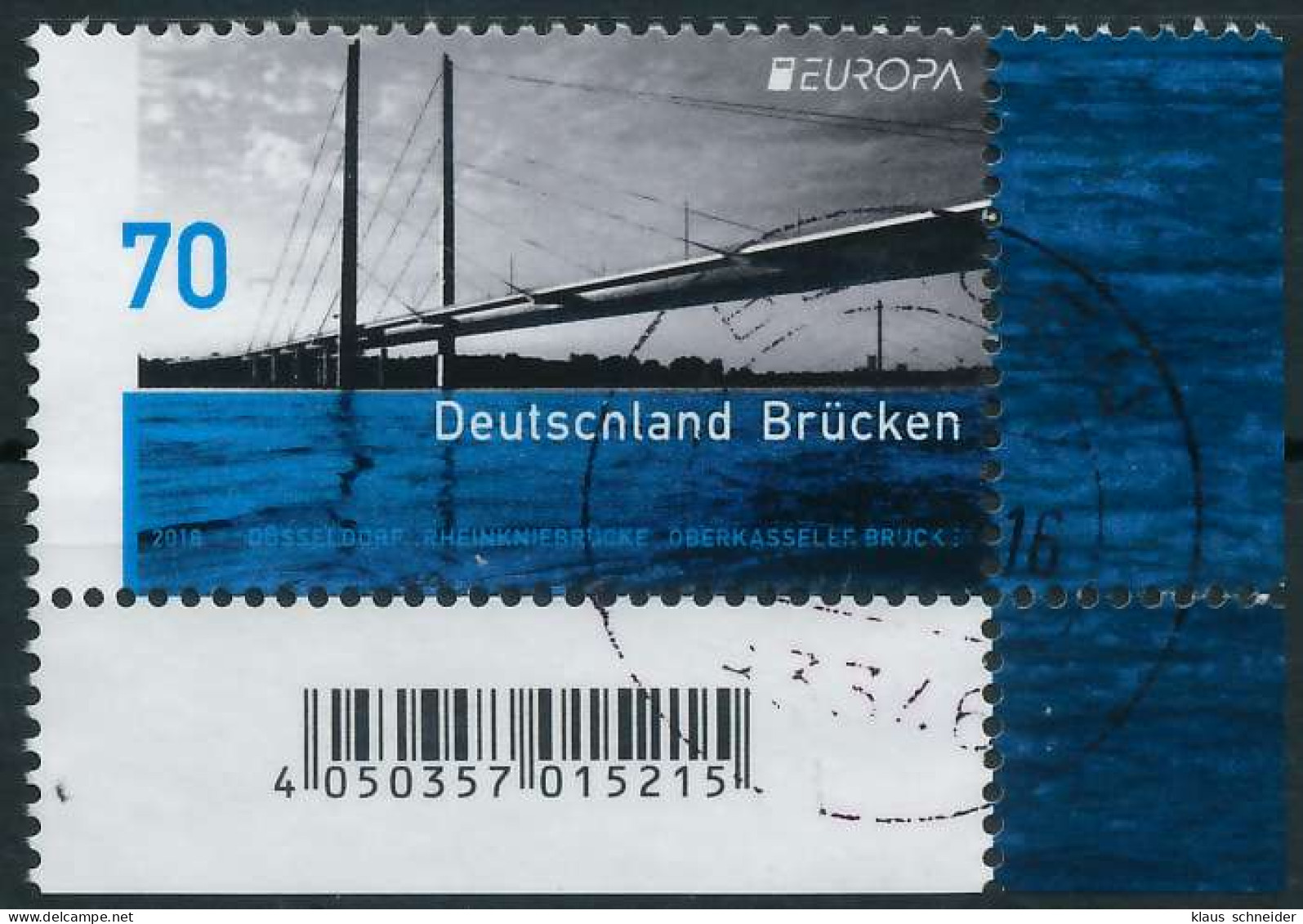 BRD BUND 2018 Nr 3383 Zentrisch Gestempelt ECKE-URE X30D81E - Used Stamps