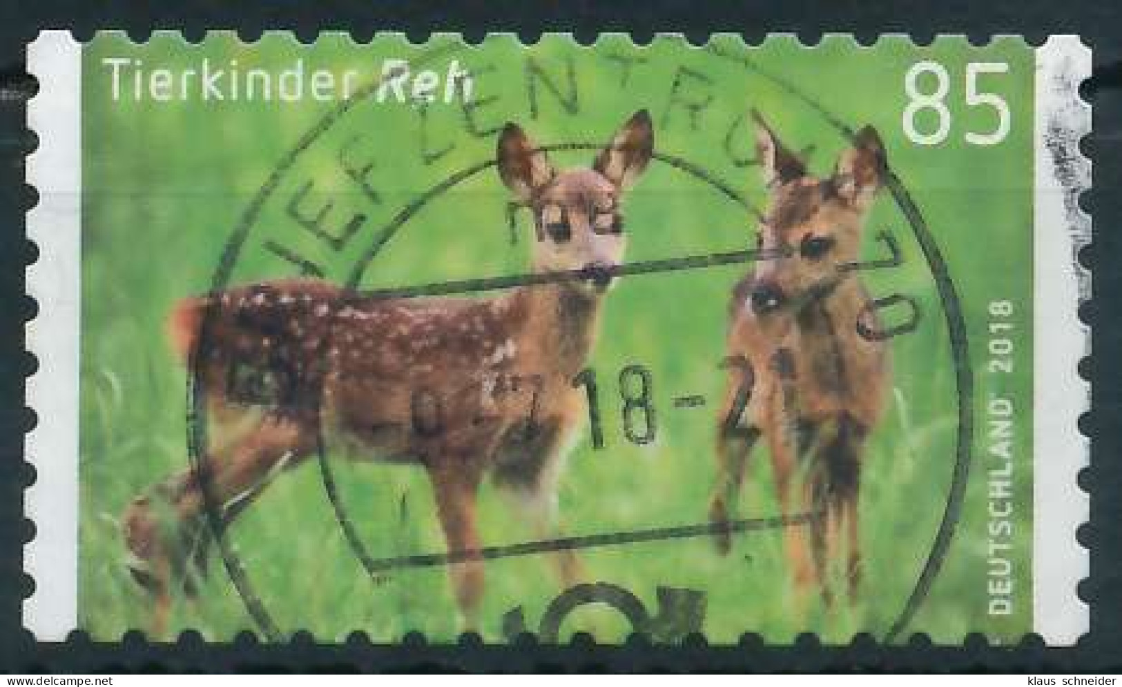 BRD BUND 2018 Nr 3377 Zentrisch Gestempelt X30D826 - Used Stamps