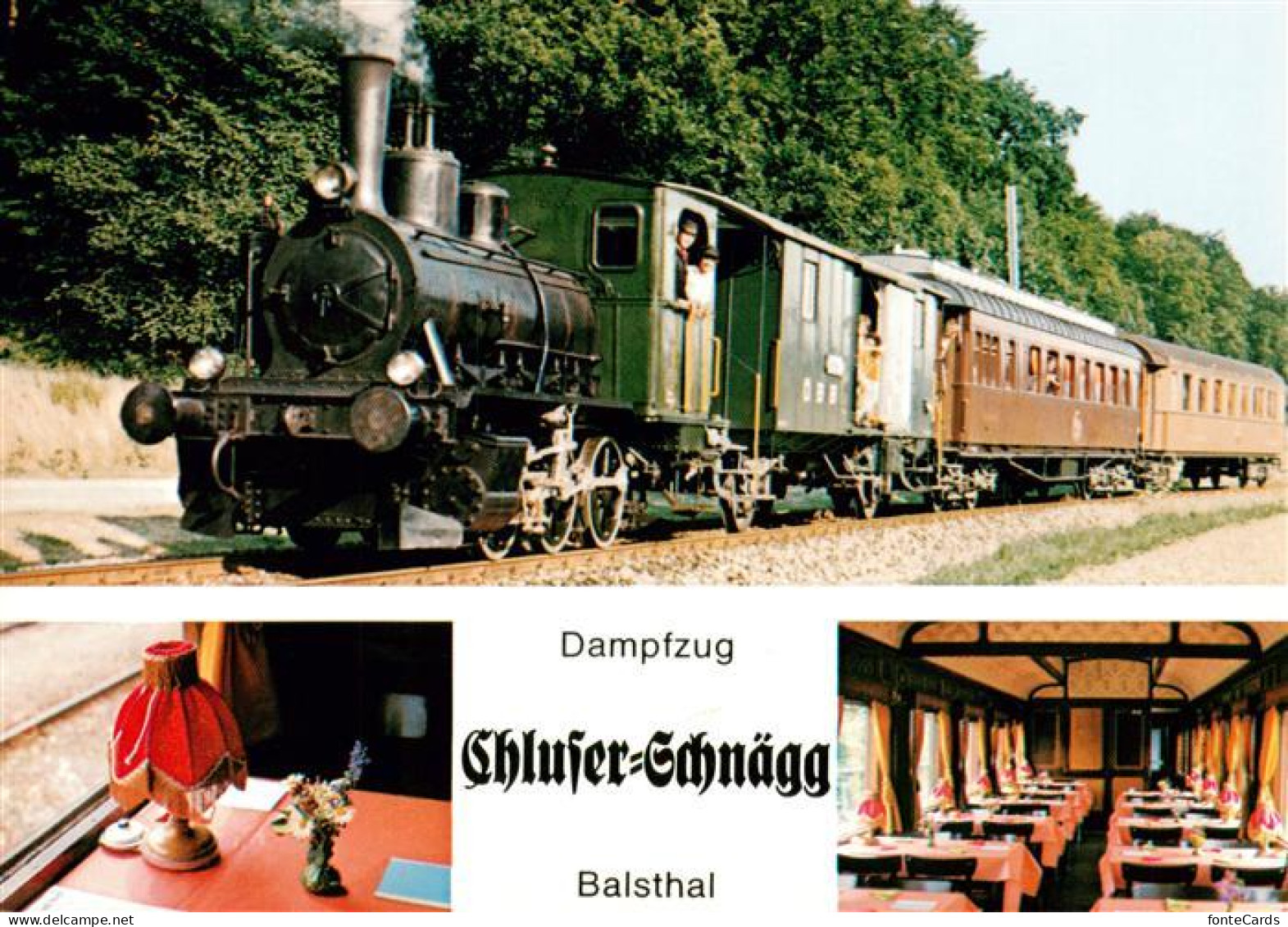 13901408 Balsthal SO Dampfzug Chluser Schnaegg Oensingen-Balsthal-Bahn Historisc - Autres & Non Classés
