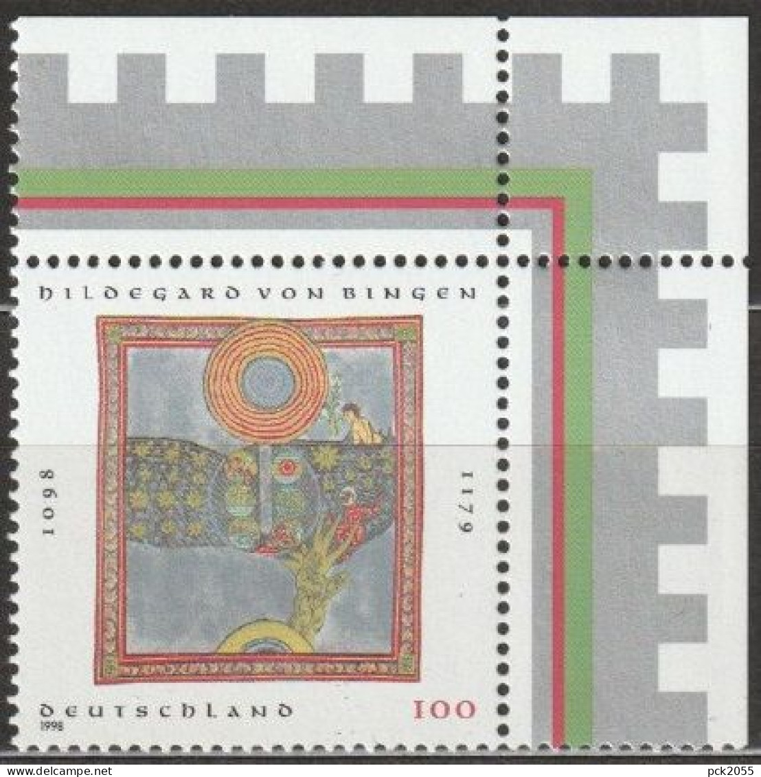 BRD 1998 MiNr.1981 ** Postfrisch 900.Geb. Hildegard Von Bingen ( B 2850 )günstige Versandkosten - Neufs