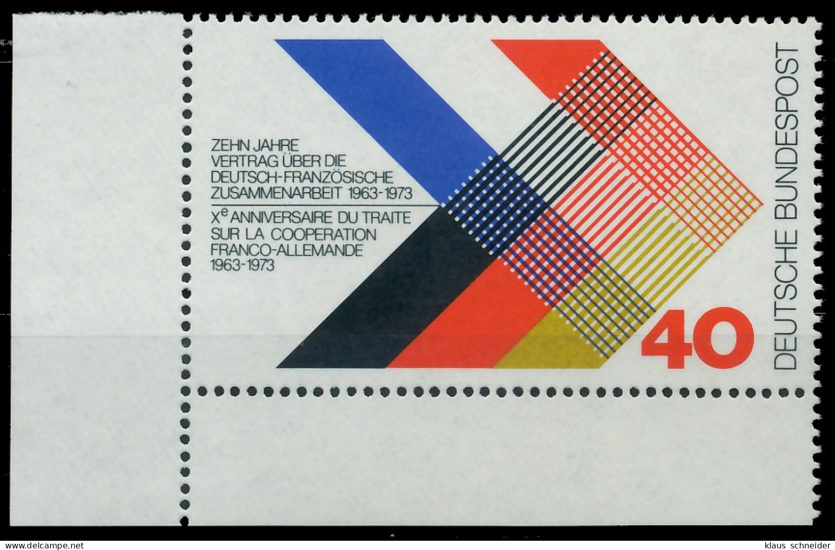 BRD BUND 1973 Nr 753 Postfrisch ECKE-ULI X31034A - Ongebruikt