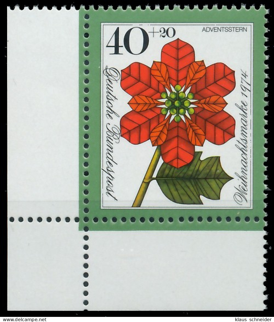 BRD BUND 1974 Nr 824 Postfrisch ECKE-ULI X313632 - Unused Stamps