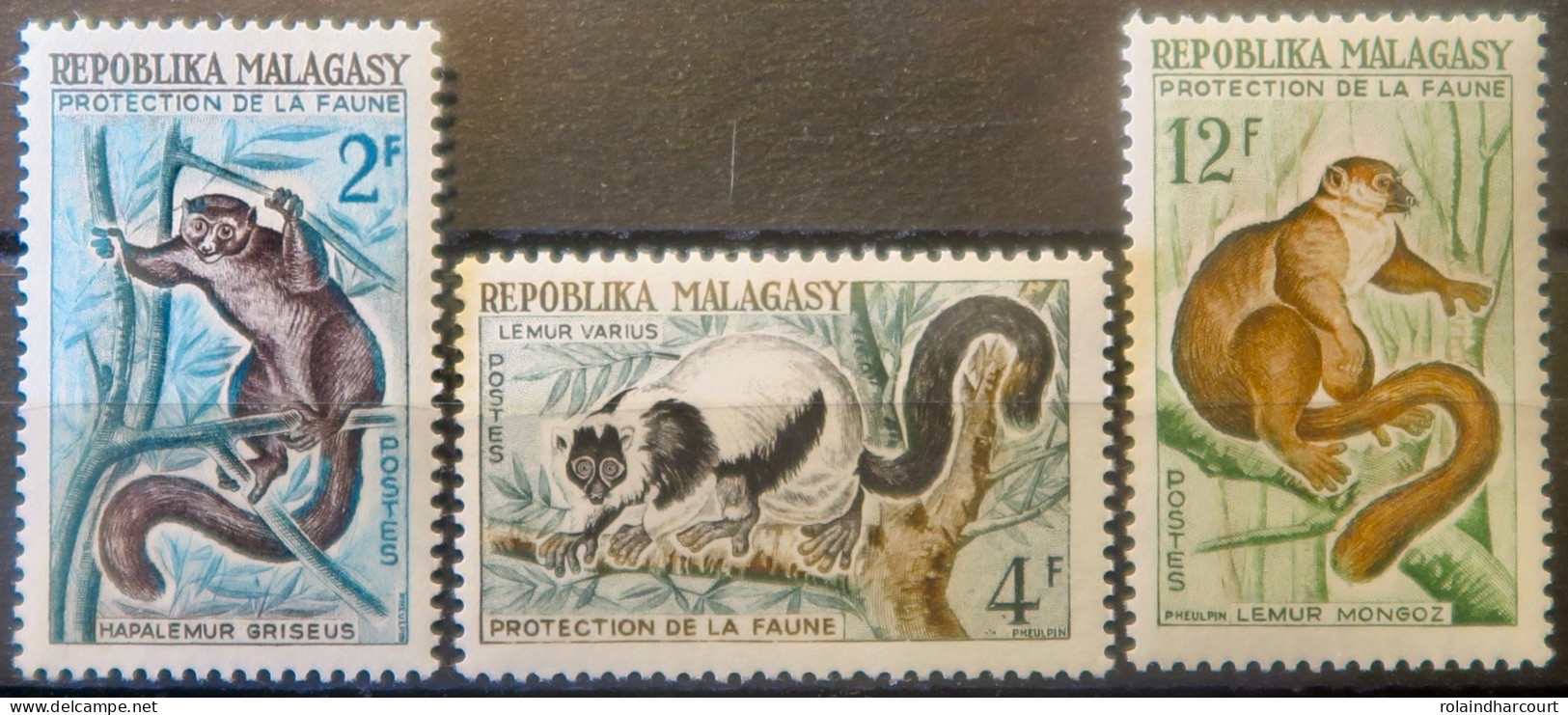 R2253/762 - MADAGASCAR - 1961 - SERIE COMPLETE - N°357 à 359 NEUFS**/* - Madagaskar (1960-...)