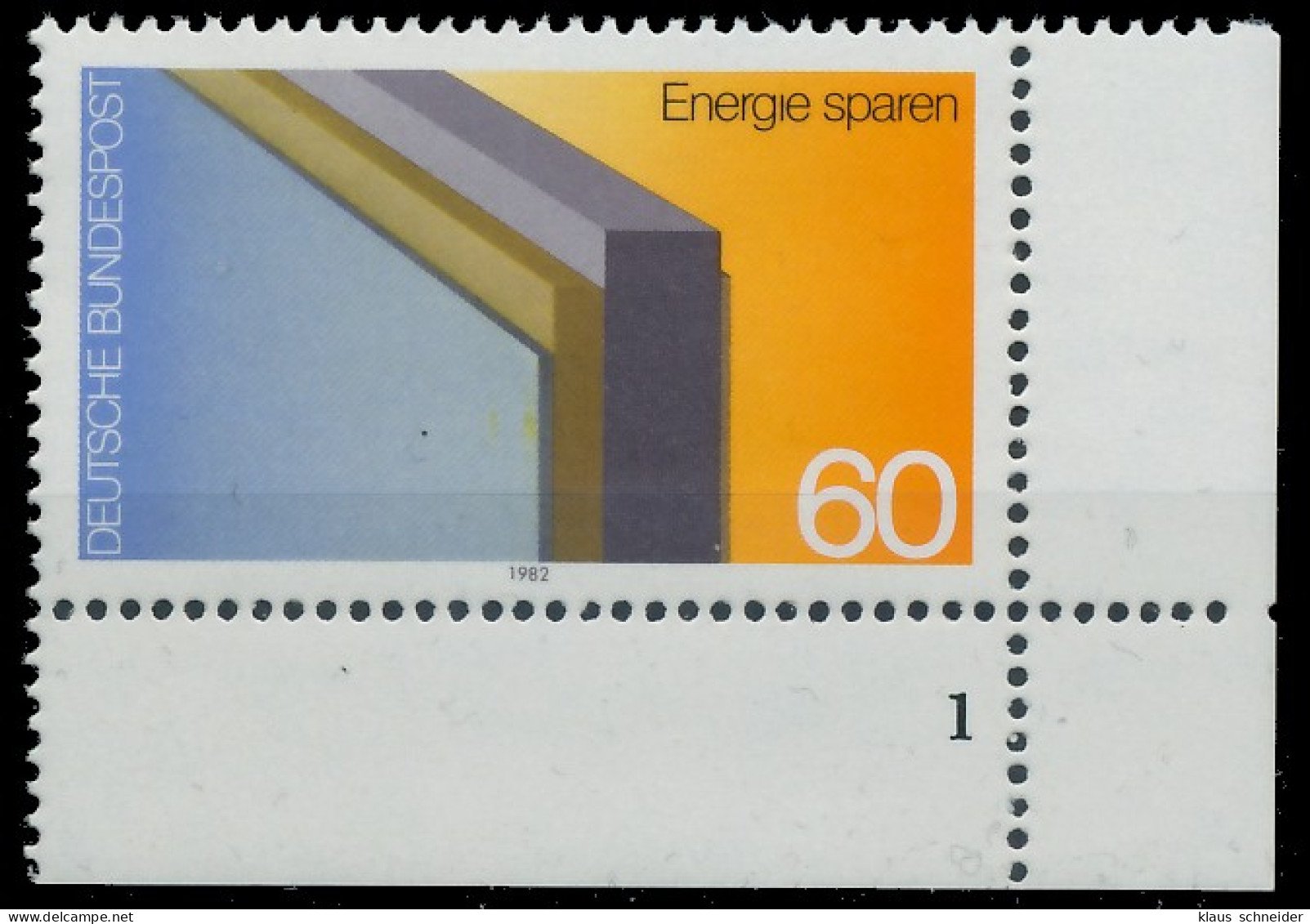 BRD BUND 1982 Nr 1119 Postfrisch FORMNUMMER 1 X31850E - Neufs