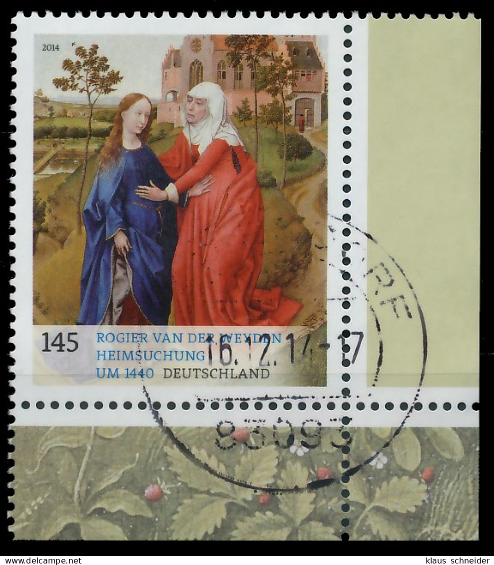 BRD BUND 2014 Nr 3119 Zentrisch Gestempelt ECKE-URE X3187AA - Oblitérés