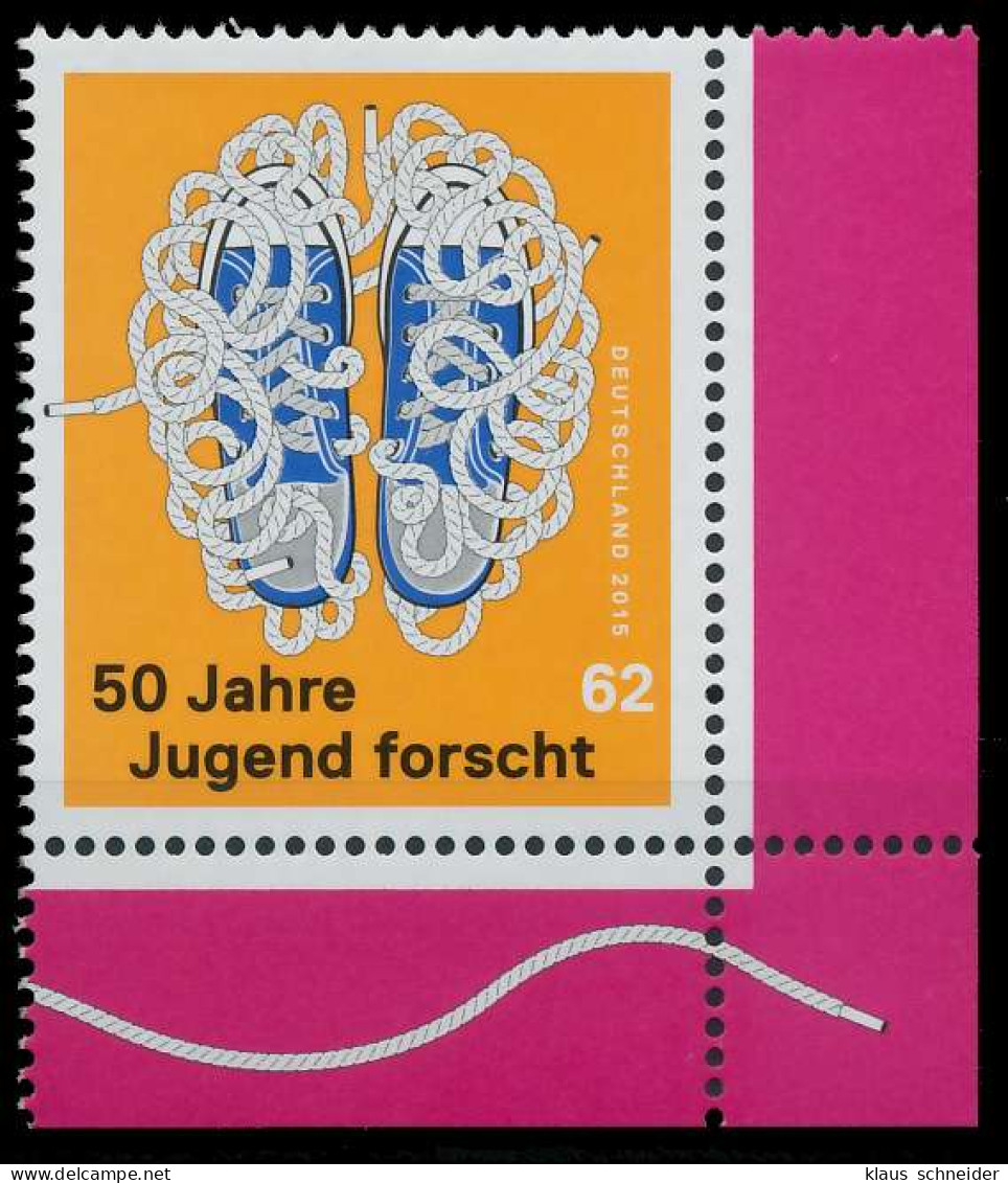 BRD BUND 2015 Nr 3160 Postfrisch ECKE-URE X318A72 - Unused Stamps