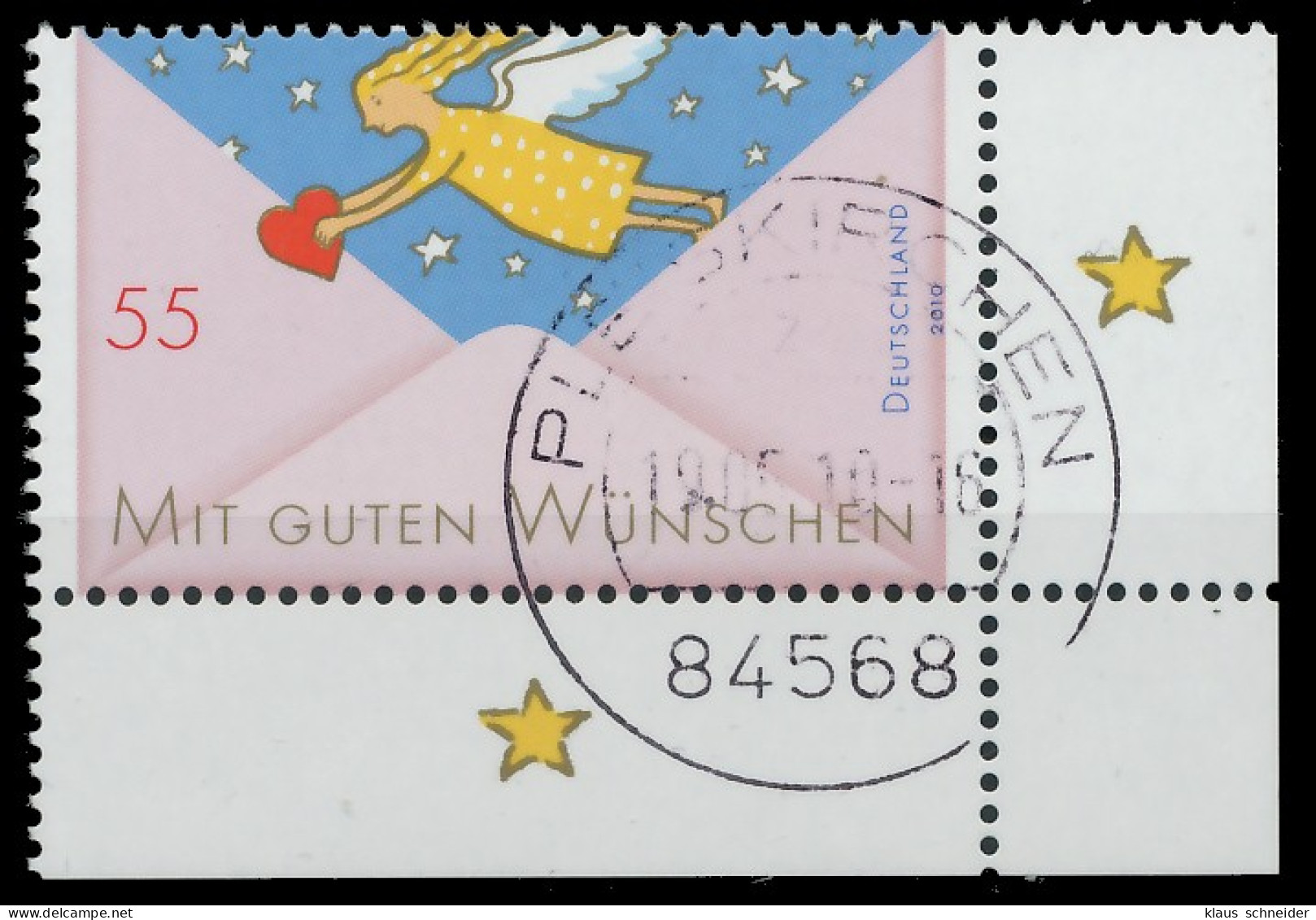 BRD BUND 2010 Nr 2791 Zentrisch Gestempelt ECKE-URE X36B51E - Used Stamps