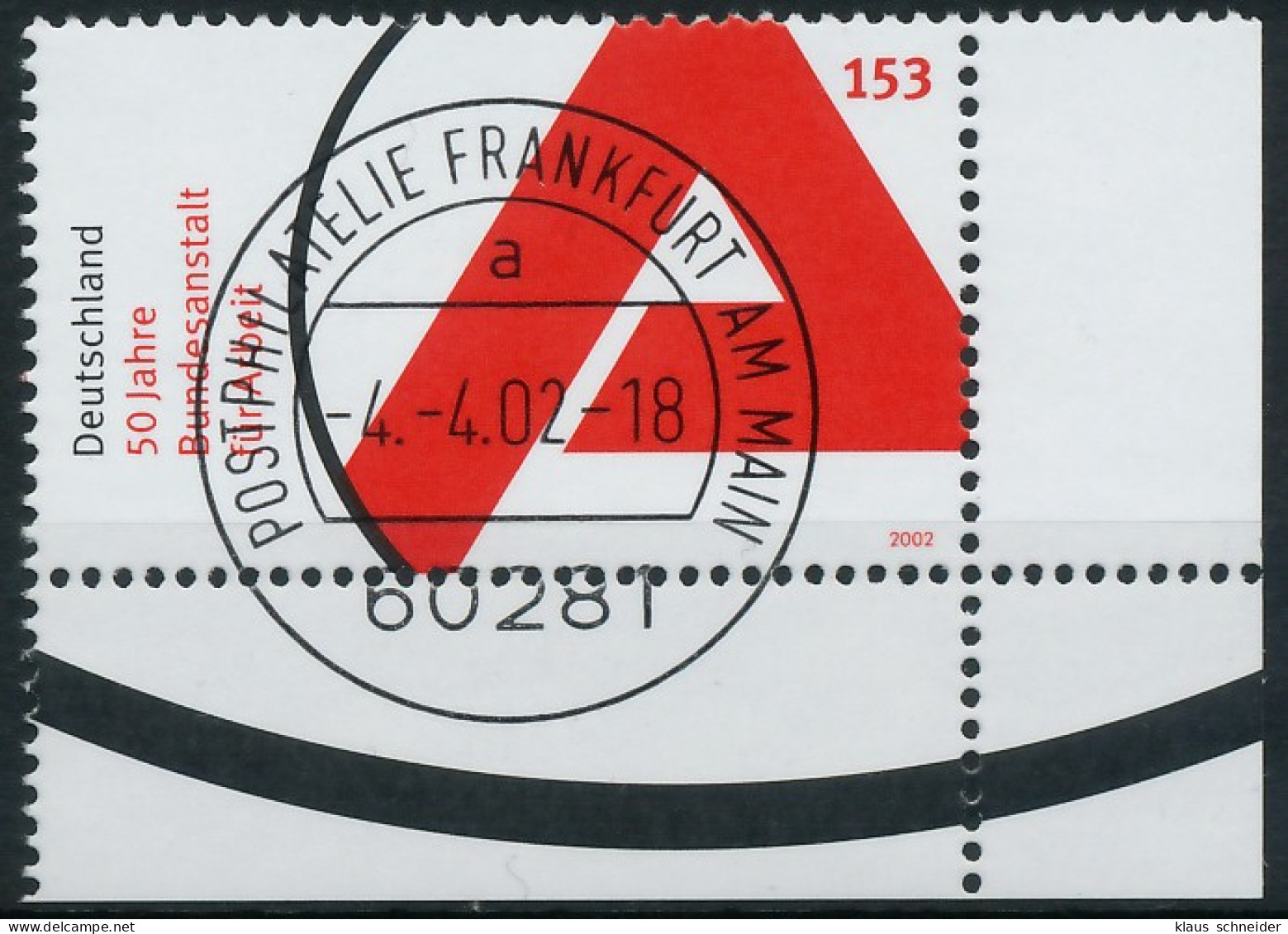 BRD BUND 2002 Nr 2249 Zentrisch Gestempelt ECKE-URE X3CD11E - Used Stamps