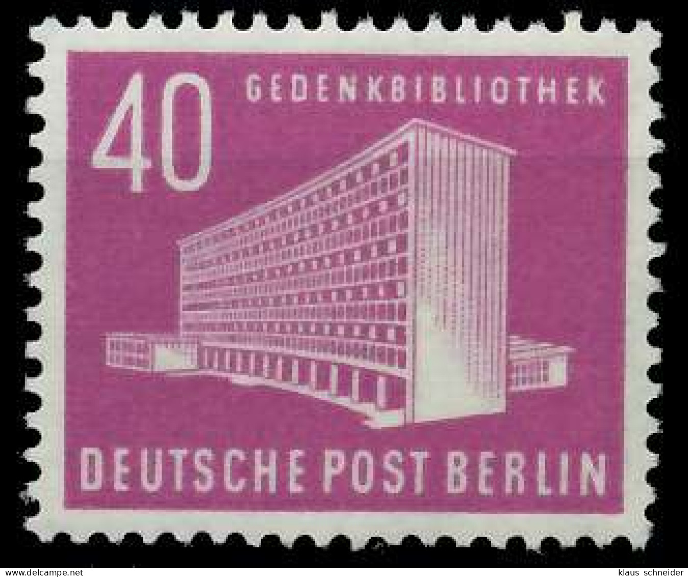 BERLIN DS BAUTEN 1 Nr 122 Postfrisch X53A962 - Ungebraucht
