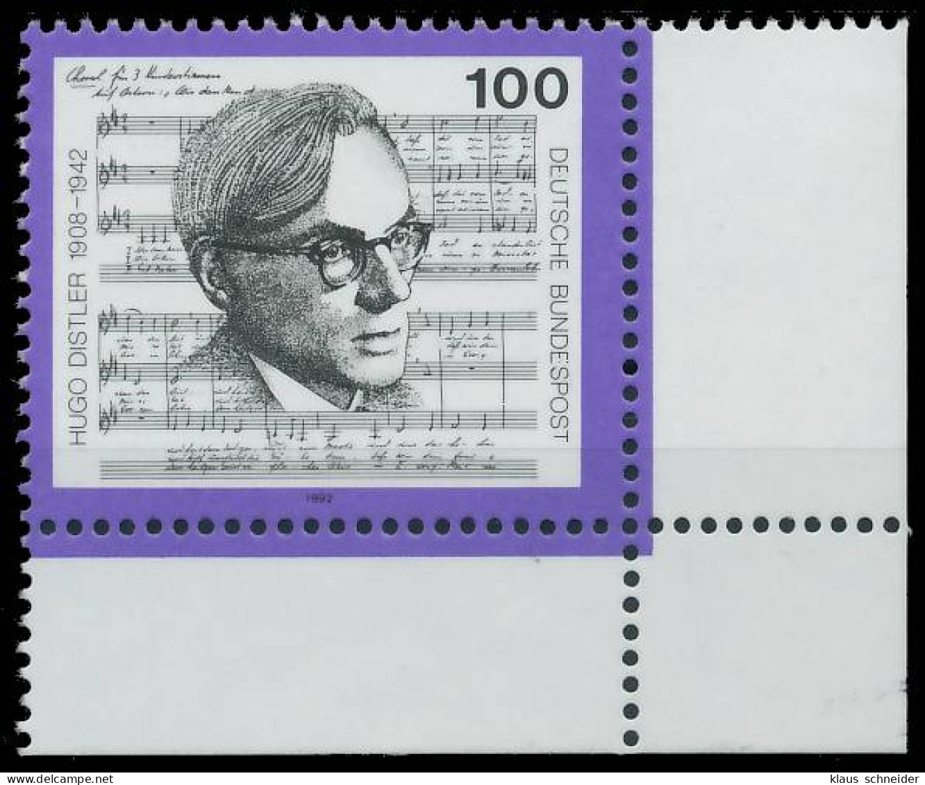 BRD BUND 1992 Nr 1637 Postfrisch ECKE-URE X572A6E - Unused Stamps