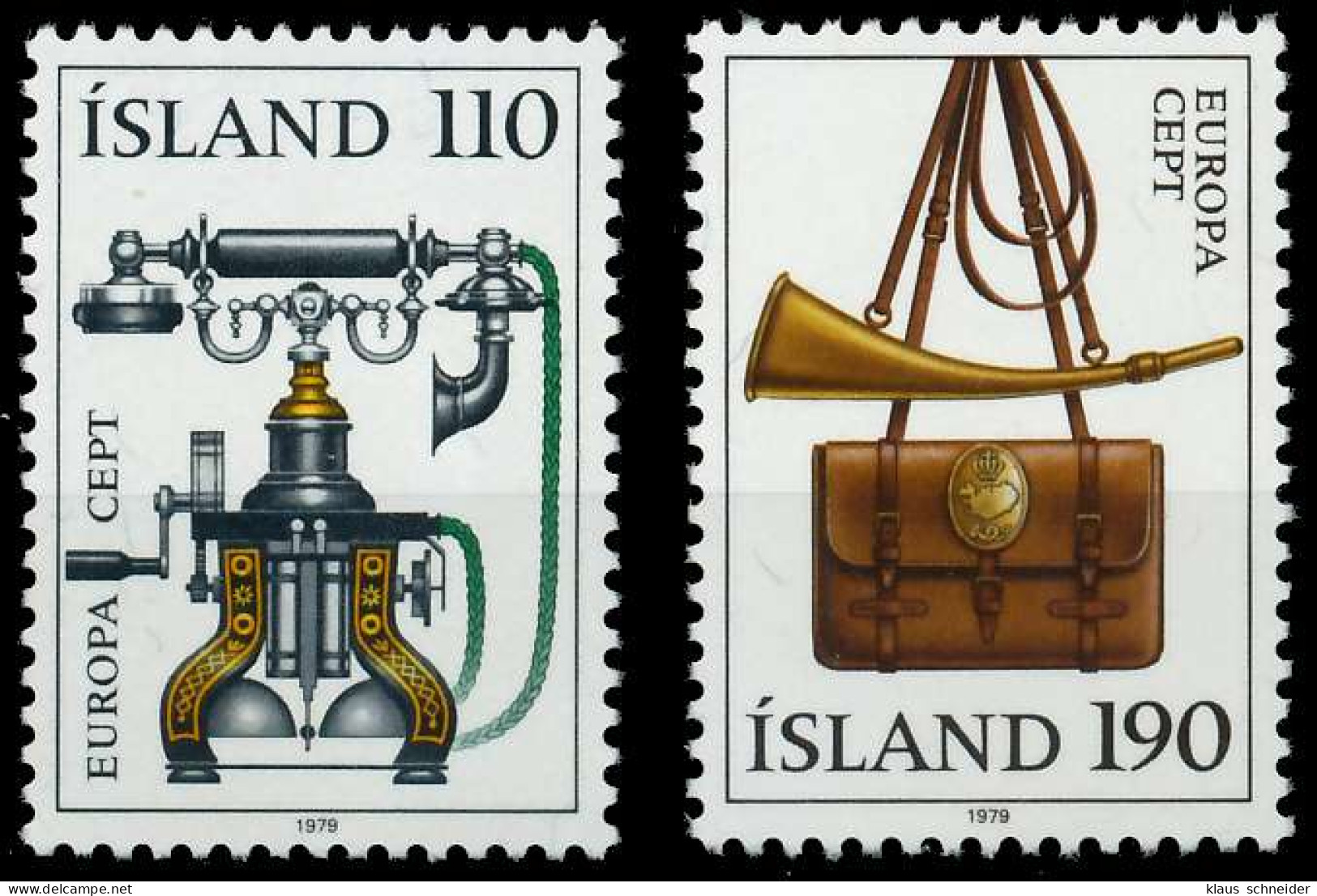 ISLAND 1979 Nr 539-540 Postfrisch S1B2D1E - Unused Stamps