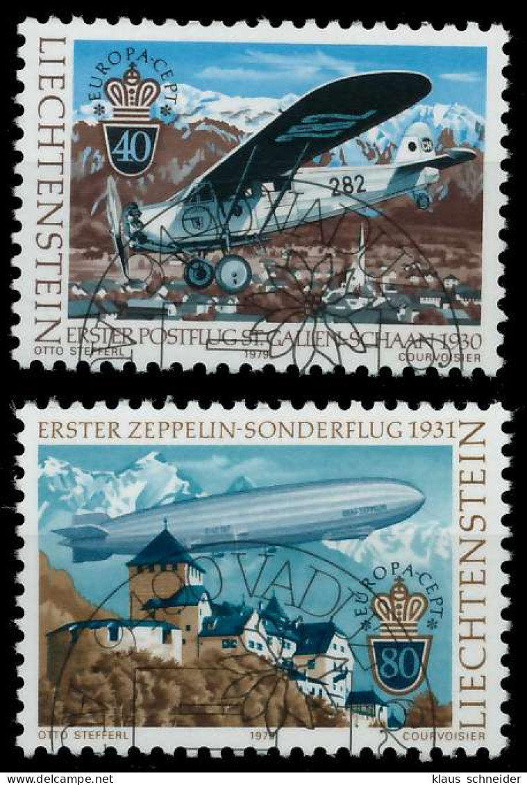 LIECHTENSTEIN 1979 Nr 723-724 Gestempelt X58D31E - Gebruikt